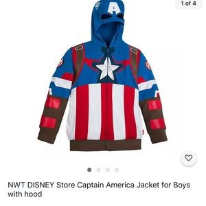 Boys Disney Captain America hoodie